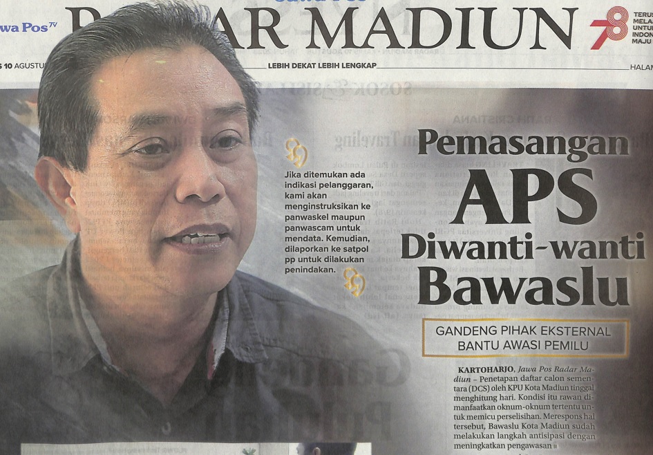 Pemasangan APS Diwanti-wanti Bawaslu, Gandeng Pihak Eksternal Bantu Awasi Pemilu