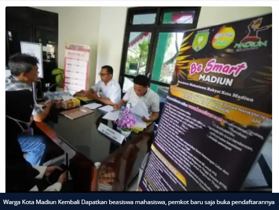 Kuliah Makin Mudah, Pemkot Madiun Kembali Buka Bantuan Beasiswa, Begini Cara Dapatnya