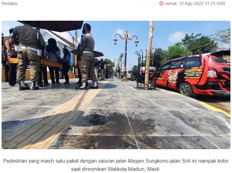 Finishing 'Koproh', Walikota Madiun Warning Pelaksana Proyek