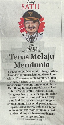 Terus Melaju Mendunia