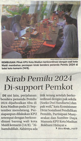 Kirab Pemilu 2024 Di-support Pemkot