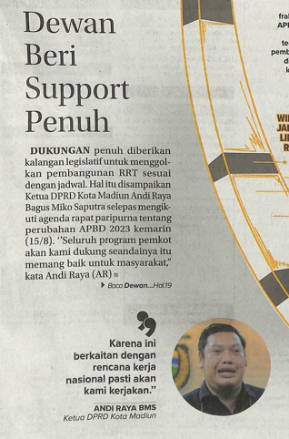 Dewan Beri Support Penuh