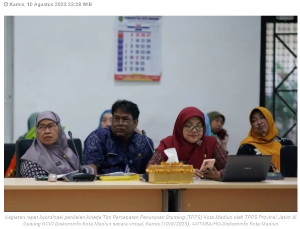 Pemkot Madiun terus lakukan upaya percepatan penurunan "stunting"
