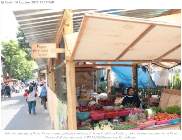 Pemkot relokasi pedagang di Pasar Kawak selama renovasi