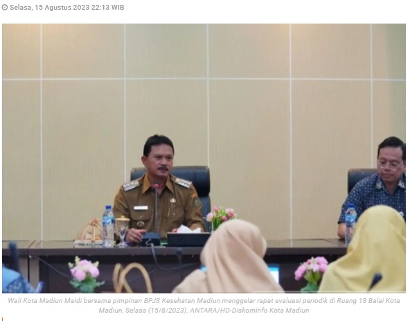 Pemkot Madiun gandeng BPJS Kesehatan petakan penyakit dominan diderita warga