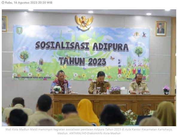 Pemkot Madiun targetkan raih Adipura Kencana pada tahun 2023