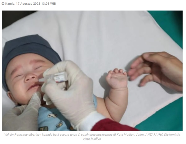 Pemkot Madiun laksanakan Imunisasi Nasional Rotavirus pada bayi