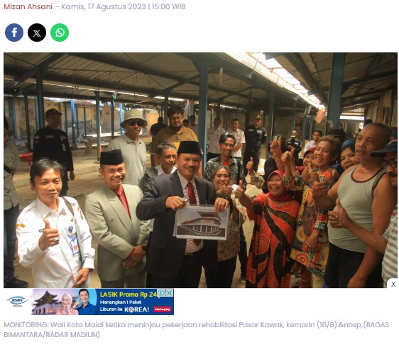 Sidak Dua Proyek Prioritas, Maidi: Rekanan Jangan Kurangi Kualitas Bangunan
