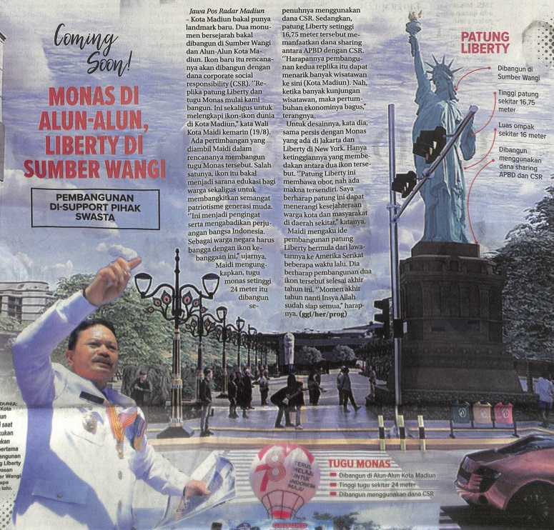 Coming Soon! Monas di Alun-Alun, Liberty Di Sumber Wangi, Pembangunan Di-Support Pihak Swasta