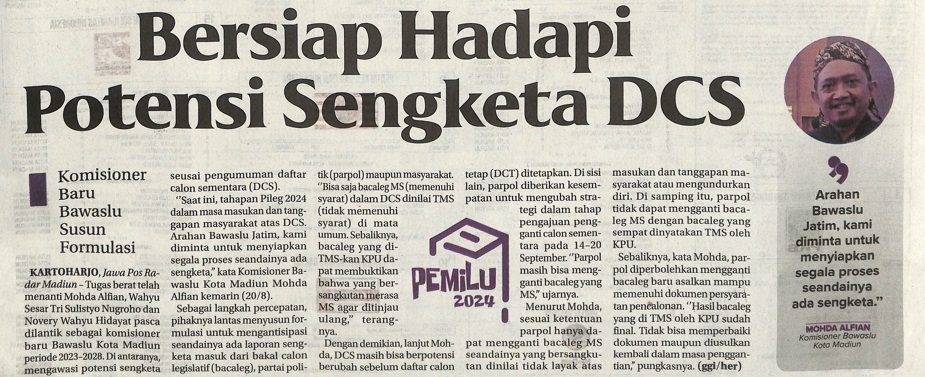 Bersiap Hadapi Potensi Sengketa DCS, Komisioner Baru Bawaslu Susun Formulasi