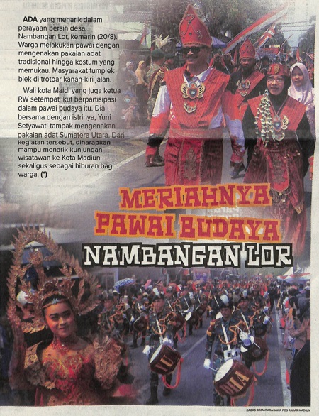 Meriahnya Pawai Budaya Nambangan Lor