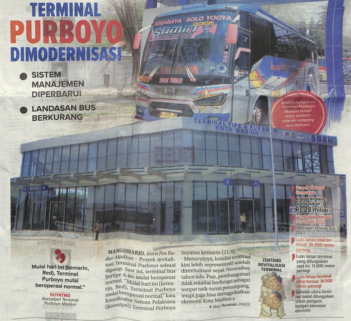 Terminal Purboyo Dimodernisasi