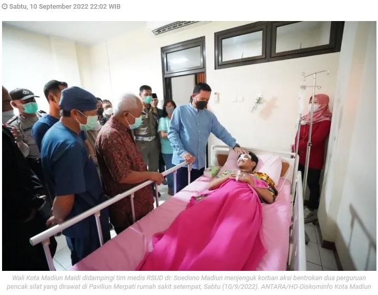 Wali Kota Maidi ajak selesaikan kesalahpahaman pribadi pesilat secara damai
