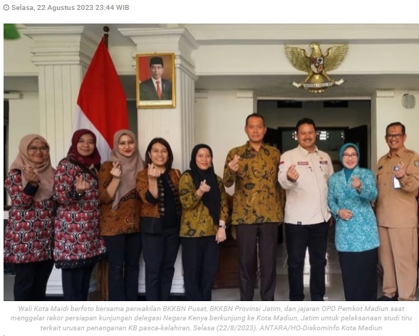 Kota Madiun dan BKKBN rakor siapkan kunjungan delegasi Kenya