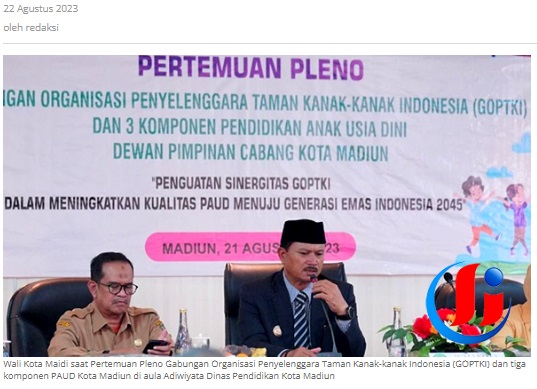 Mempersiapkan Generasi Emas 2045, Walikota Madiun: Jangan Eman untuk Pendidikan Anak