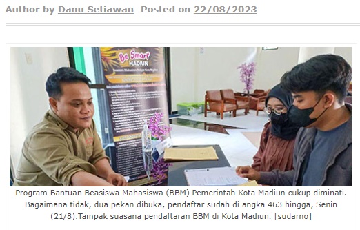 Dua Pekan Dibuka, Beasiswa Mahasiswa Capai 463 Pendaftar