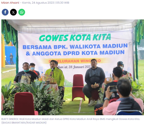 Refleksi 4 Tahun DPRD Kota Madiun: Sinergi Kuat, Masyarakat Hebat