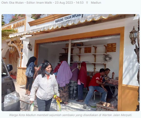 Harga Komoditas Lebih Murah, Wartek Merpati Diminati Warga