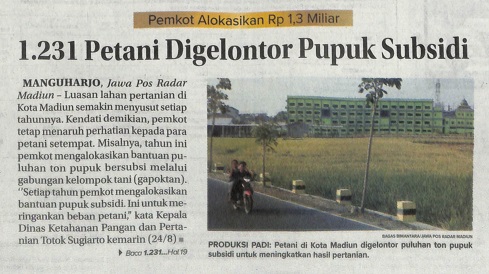 1.231 Petani Digelontor Pupuk Subsidi