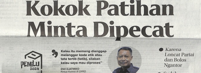 Kokok Patihan Minta Dipecat, PAW Sudarjono Dijadwalkan 29 Agustus