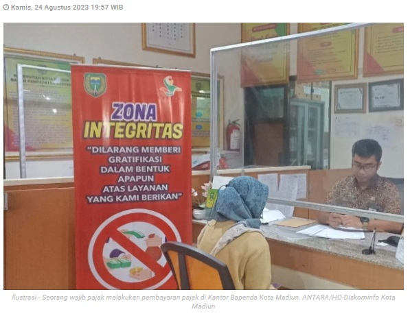 Realisasi PAD sektor pajak di Kota Madiun akhir Juli capai 60 persen