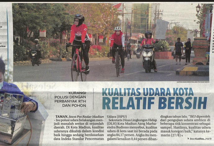 Kurangi Polusi Dengan Perbanyak RTH dan Pohon, Kualitas Udara Kota Relatif Bersih