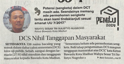 DCS nihil Tanggapan Masyarakat
