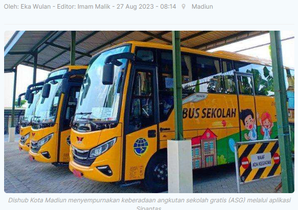 Sempurnakan Layanan ASG, Dishub Madiun Siapkan Aplikasi Sipantas