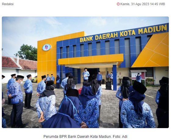Lantik Dirut Bank Daerah Kota Madiun di Tengah Kasus Hukum