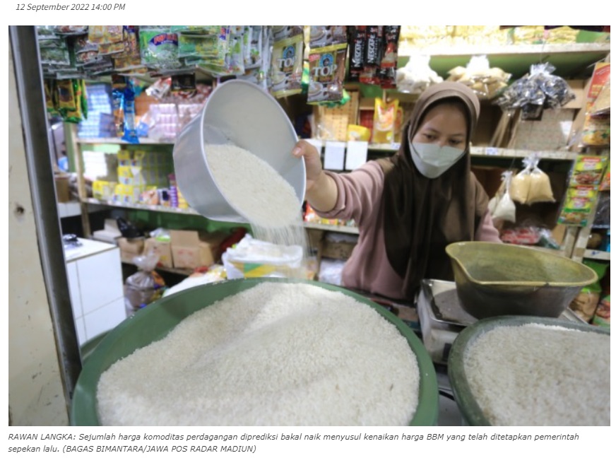 Intervensi Pasar, Antisipasi Dampak Kenaikan Harga Komoditas Bapok Susul BBM