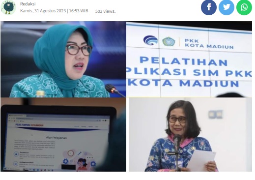 Ikuti Perkembangan Zaman, PKK Kota Madiun Mulai Terapkan Aplikasi SIM