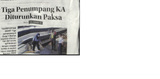 Tiga Penumpang KA Diturunkan Paksa, Kedapatan Langgar Aturan Relasi Tiket