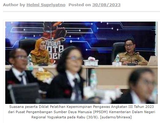 Kota Madiun Jadi Sasaran Studi Lapangan Diklat PKP dari PPSDM Kemendagri