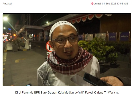 Mampukah Forest Sehatkan Bank Daerah Kota Madiun?