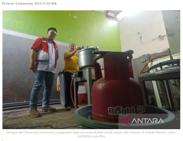 Konsumsi elpiji nonsubsidi "Bright Gas" di Madiun Raya naik 30 persen