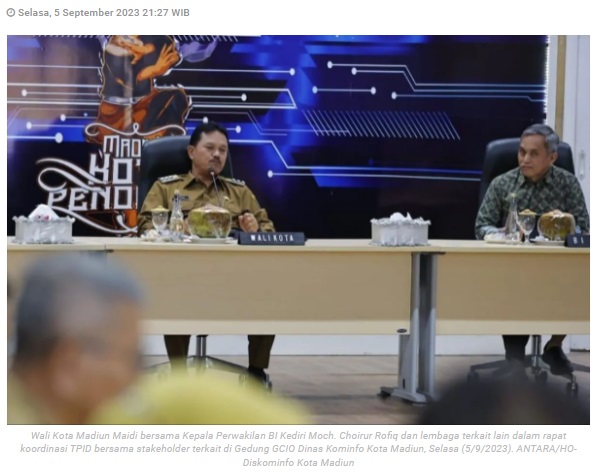 TPID Kota Madiun jaga ketersediaan pangan stabilkan inflasi
