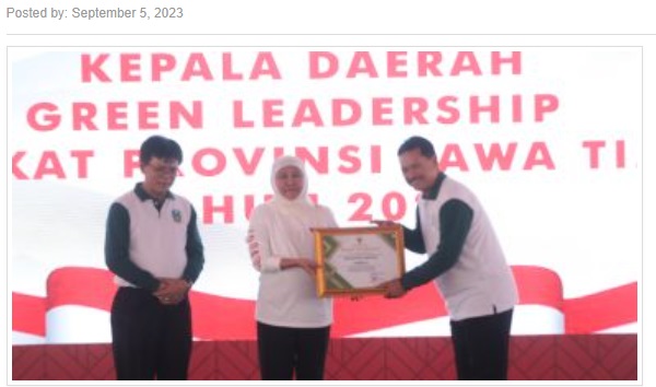 Puncak Peringatan Hari Lingkungan Hidup Sedunia, Wali Kota Terima Dua Penghargaan Terkait Lingkungan