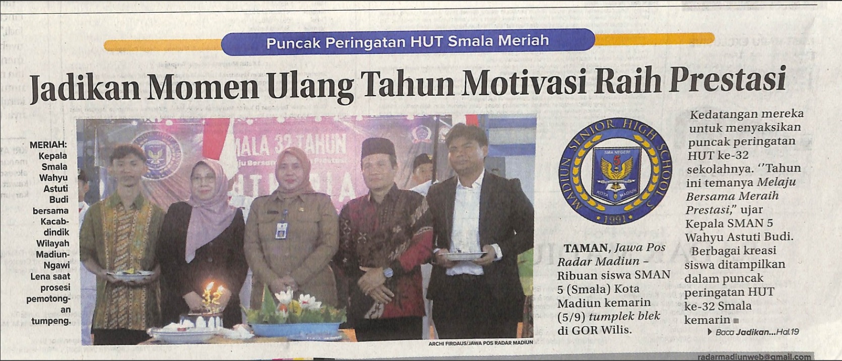 Jadikan Momen Ulang Tahun Motivasi Raih Prestasi