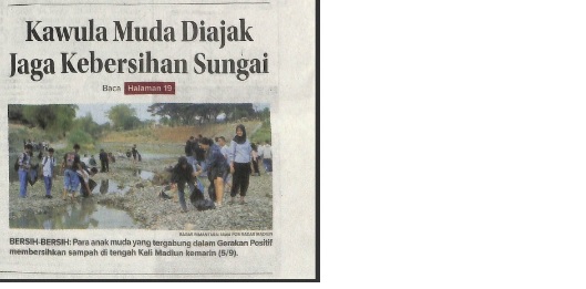 Kawula Muda Diajak Jaga Kebersihan Sungai
