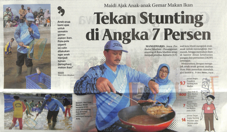 Maidi Ajak Anak-anak Gemar Makan Ikan, Tekan Stunting di Angka 7 Persen