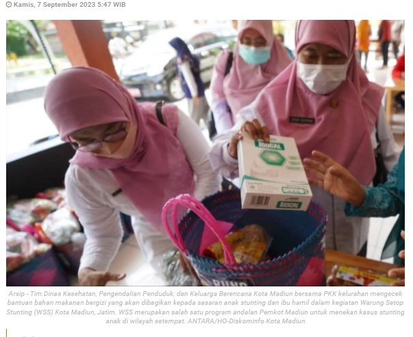 Pemkot Madiun target turunkan angka stunting pada 2024