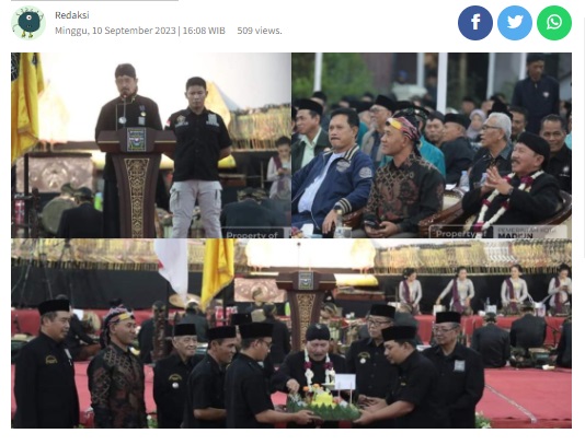 Walikota Hadiri Tasyakuran Warga Baru PSHT Pusat Madiun