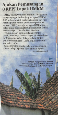 Ajukan Pemasangan 8 RPPJ Lapak UMKM
