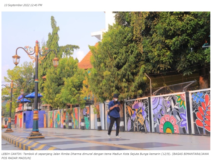 DLH Kota Madiun Sulap Kekumuhan Jadi Media Seni Lukis Dinding