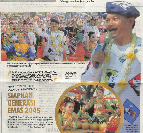 Pemkot Fasilitasi Layanan Pendidikan, Siapkan Generasi Emas 2045