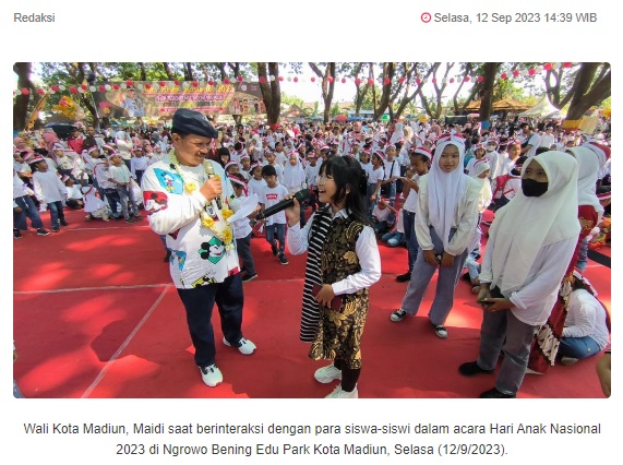 Pemkot Madiun Sat-set Siapkan Generasi Emas 2045