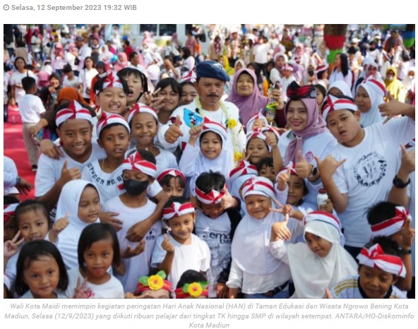 Pemkot Madiun berupaya serius cetak anak generasi emas 2045