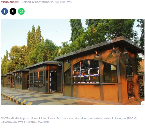 Pemkot Bakal Selektif Pilih UMKM yang akan Tempati Lapak Rimba Darma
