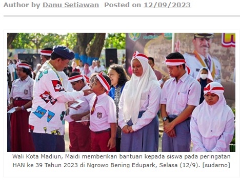 Pemkot Madiun Persiapkan Anak Menuju Generasi Emas 2045