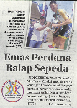 Emas Perdana Balap Sepeda